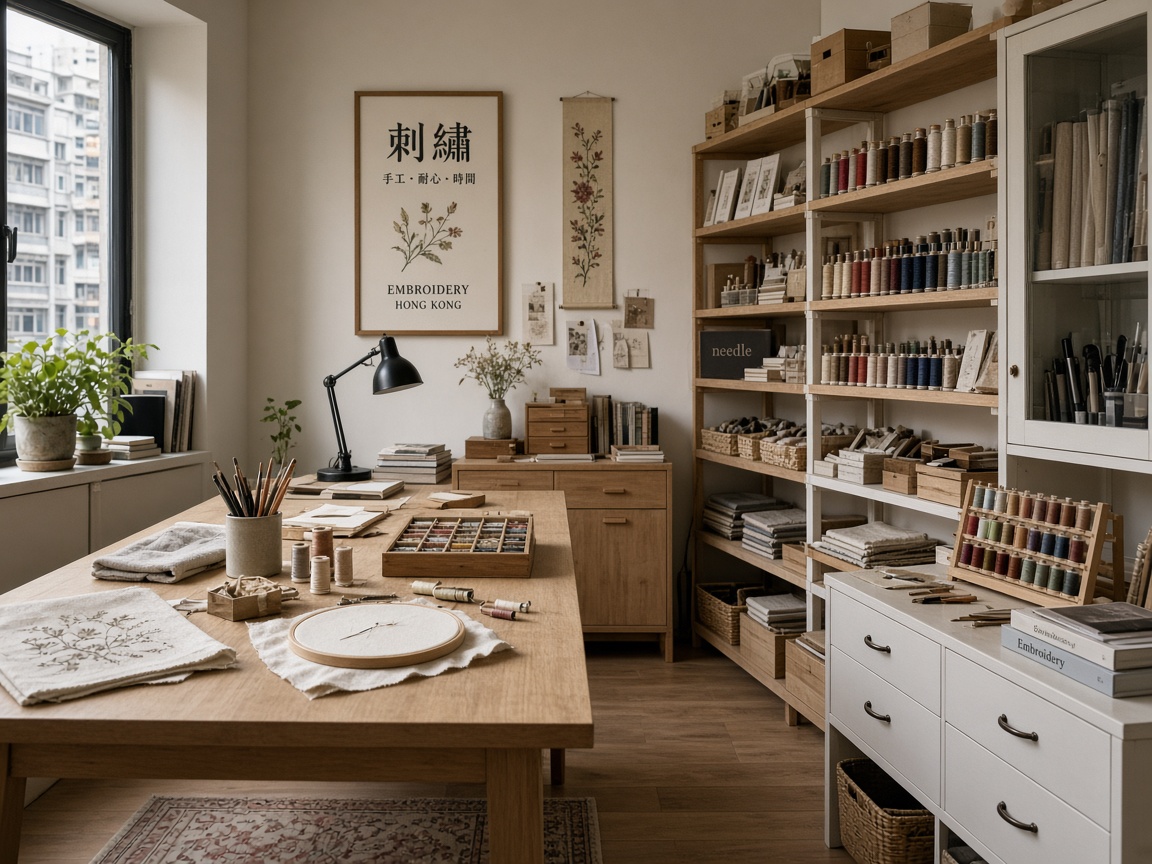 About the Embroidery / needlework studio studio at Sparkbloom House