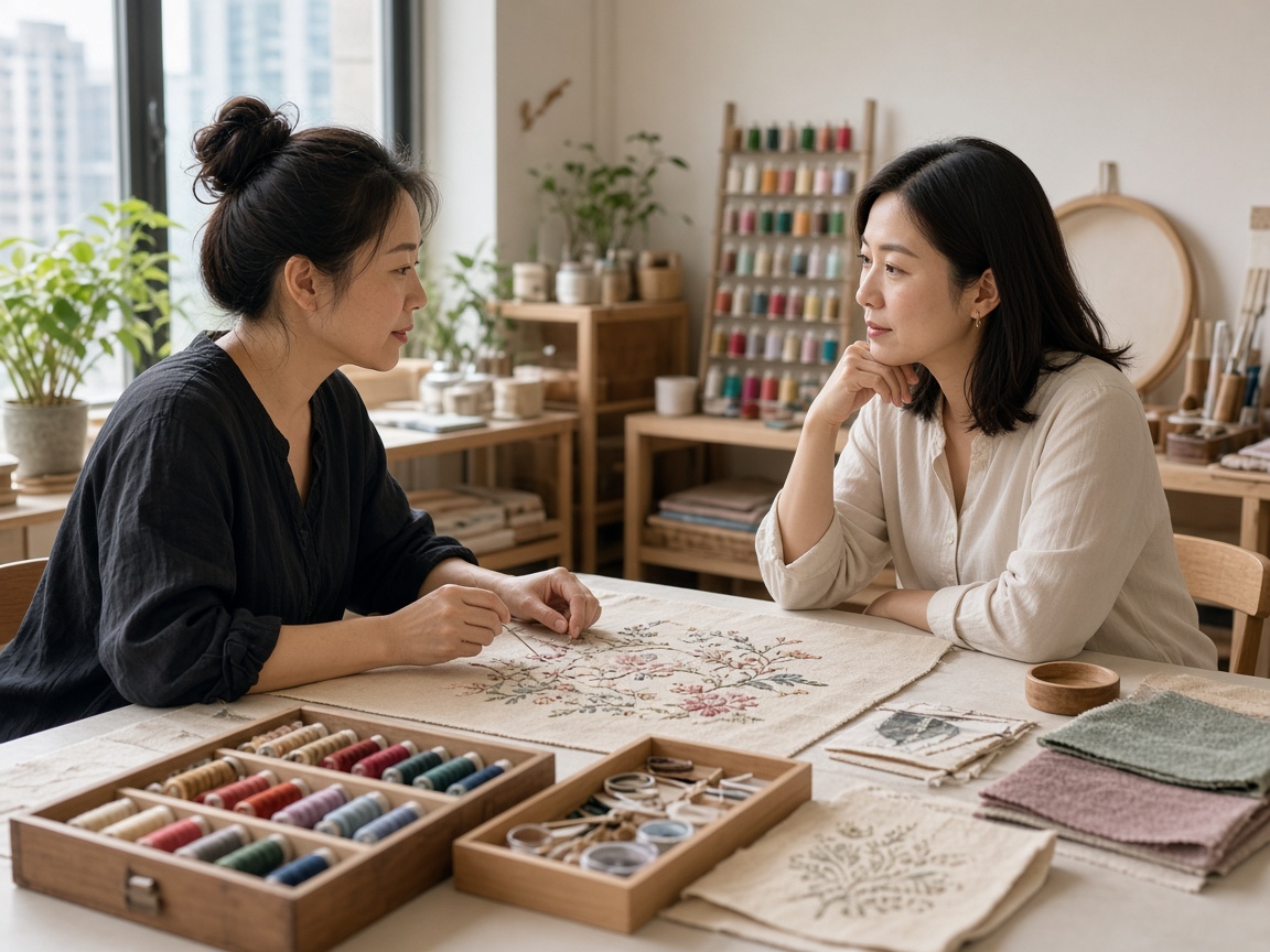 Studio consult at Sparkbloom House